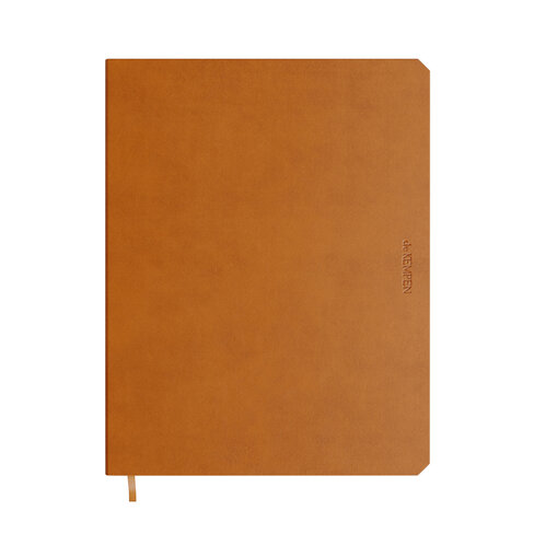 Carnet de notes de Kempen -17,1x22cm- 192 pages lignées - marron tranche colorée