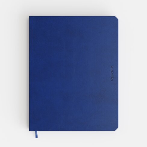 Semainier vertical de Kempen - 2027 - 17 x 22 cm - bleu