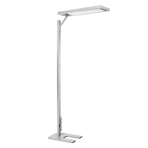 Lampadaire LED Ludic Touch sur pied - tête déporté - dissocié 15W + 35W - détecteur de mouvement et luminosité