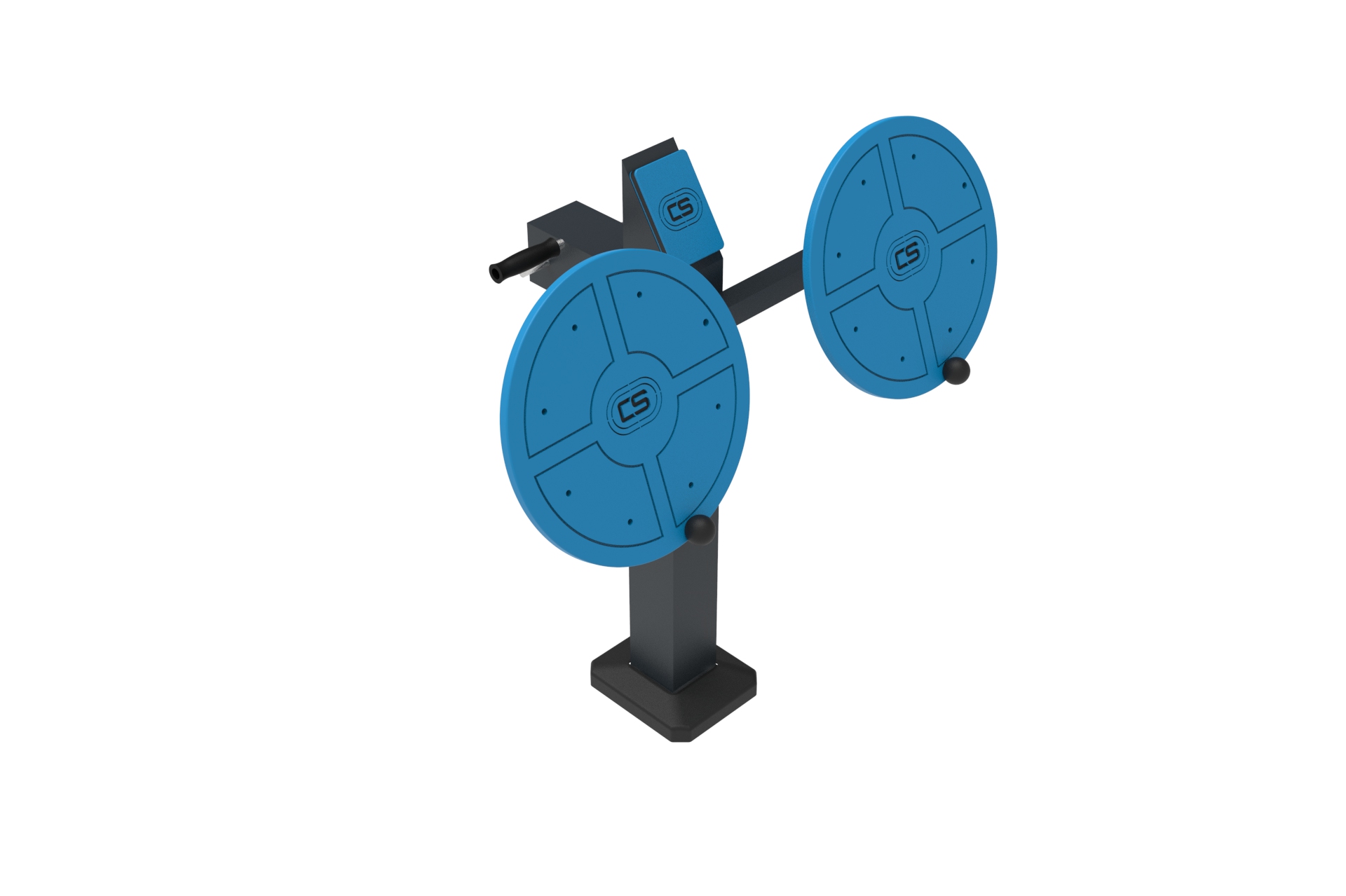 Volants fitness extérieur - adapté PMR - 2 volants - déchargé sous abri