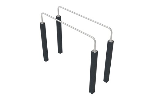 Dips Street Workout adapté PMR - déchargé sous abri