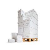 Papier blanc éco resp A4 80 g - 166 CIE - Rey Office - palette 240 ramettes - livré avec manutention
