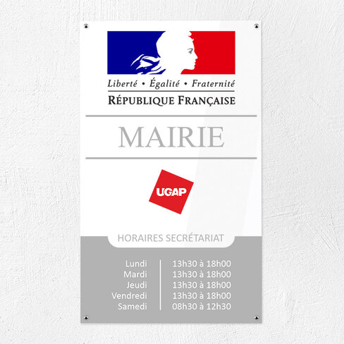 Panneau de façade personnalisé PMMA Greencast 100 x 60 cm - ép. 5 mm - Impression UV