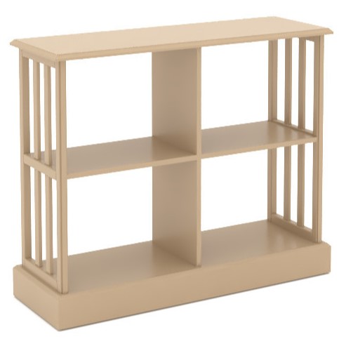 Bibus Bakara ouvert - l. 100 x h. 83 x pr. 32 cm - structure bois massif
