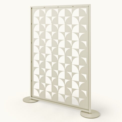 Claustra métal décor Twiggy - l. 136 x h. 196 cm - structure acier thermolaqué