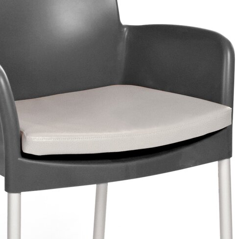 Coussin d'assise pour bridge Chips - ép. 5 cm - tissu enduit - déhoussable