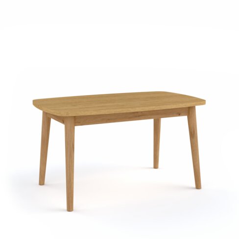 Table basse Sego - l. 86 x h. 47 x pr. 51 cm - plateau stratifié hydrofuge - 4 pieds hêtre massif