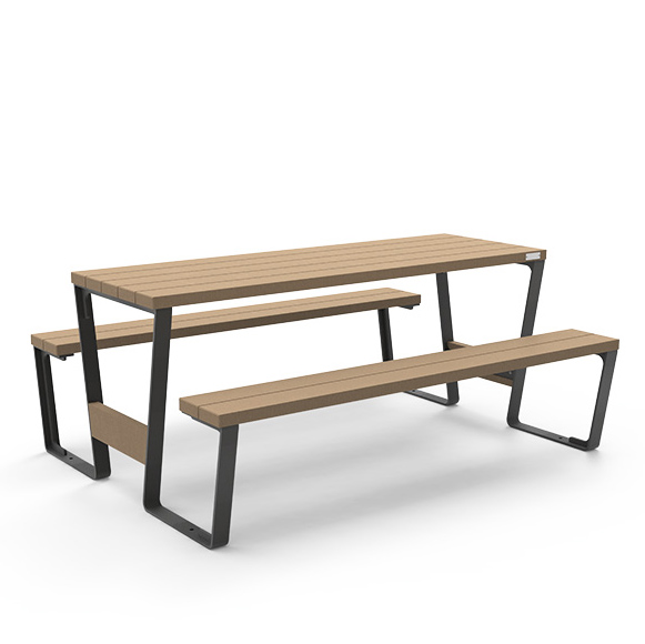 Table de pique-nique Aeria - l. 180 cm - coloris standard - livré non déchargé