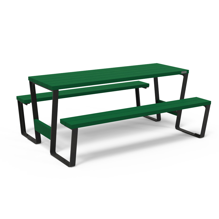 Table de pique-nique Aeria - l. 180 cm - coloris Pigmentek - livré non déchargé