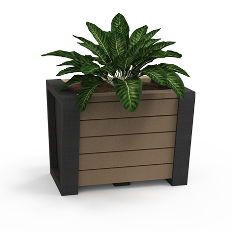 Jardinière Pointe - 200 L - coloris standard livré non déchargé