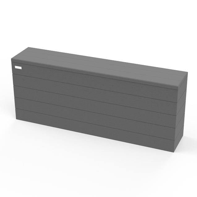 Banquette-Jardinière rectangle Verso - l. 180 cm - 360 L - coloris standard - livré non déchargé