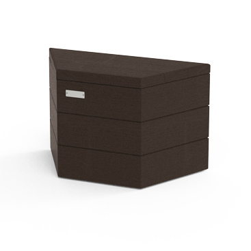 Banquette-Jardinière trapèze Verso - l. 72 cm - 50 L - coloris standard - livré non déchargé