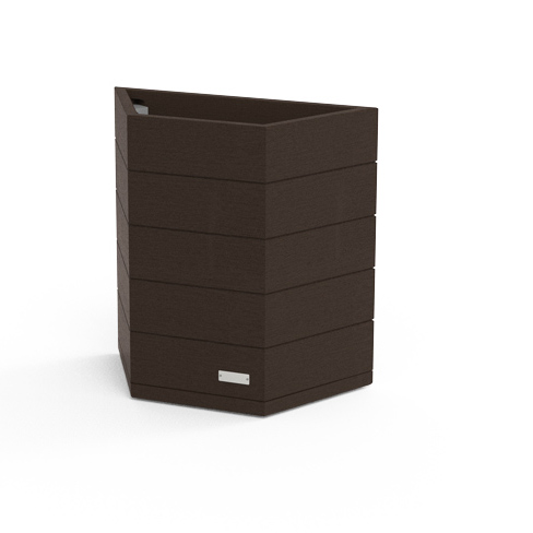 Banquette-Jardinière trapèze Verso - l. 72 cm - 80 L - coloris standard - livré non déchargé
