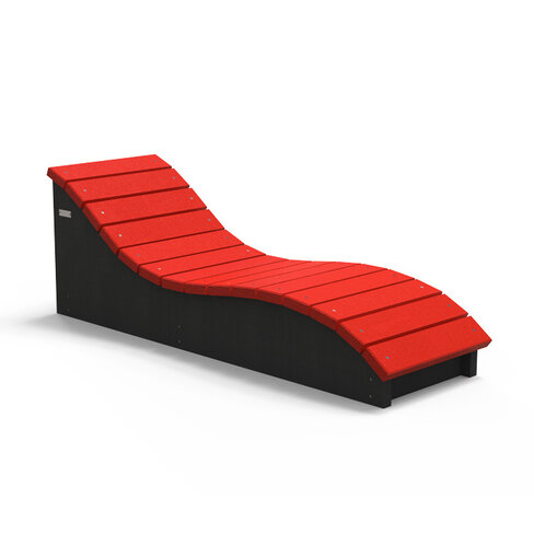 Chaise longue Helios - pr. 59 cm - coloris pigmentek - livré non déchargé