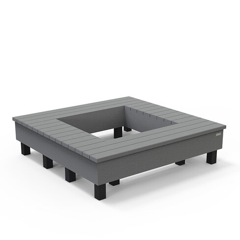 Banquette tour d'arbre Helios - l. 177,1 cm - coloris standard - livré non déchargé