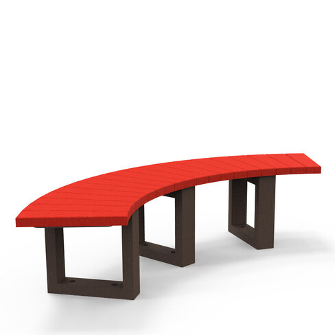 Banquette 1/4 de cercle adulte Londura - 210/300 cm - coloris pigmentek - livré non déchargé