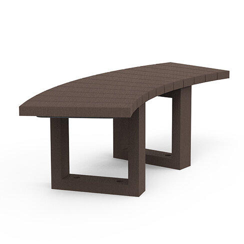 Banquette 1/8 de cercle adulte Londura - 300/390 cm - coloris standard - livré non déchargé