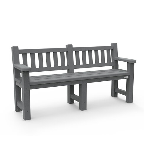 Banc avec 2 accoudoirs Garden - l. 184 cm - coloris standard - livré non déchargé