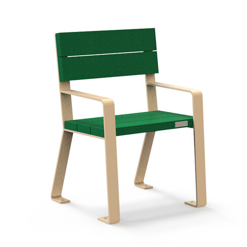 Fauteuil Aeria - l. 60 cm - coloris pigmentek - livré non déchargé