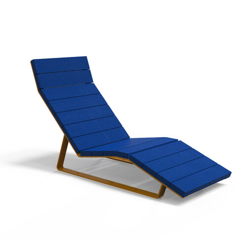 Chaise longue Aeria - l. 155,6 cm - PK coloris pigmentek - livré non déchargé