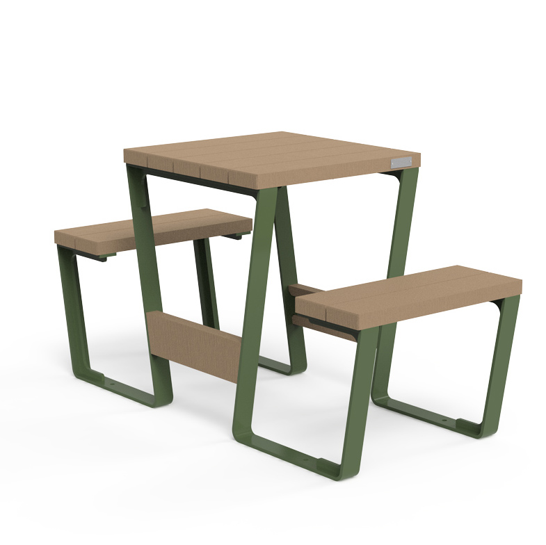 Table de pique-nique Aeria - l. 60 cm - PK coloris pigmentek - livré non déchargé