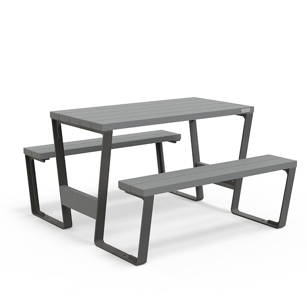 Table de pique-nique Aeria - l. 120 cm - STD coloris standard - livré non déchargé