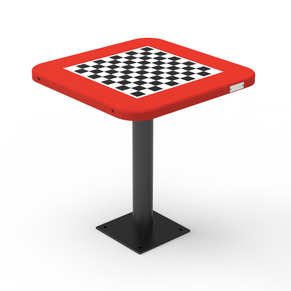 Table de jeu Major - 71,5 x 71,5 x ht.76 cm - pied RAL 7016 - coloris standard - livré non déchargé