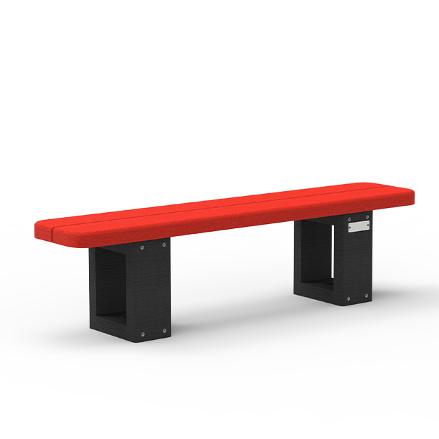 Banquette Recre maternelle - l. 120 cm - coloris pigmentek - livré non déchargé