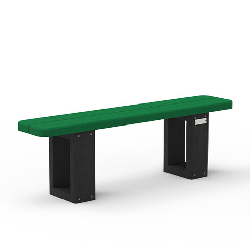 Banquette élémentaire Recre - l. 120 cm - coloris pigmentek - livré non déchargé