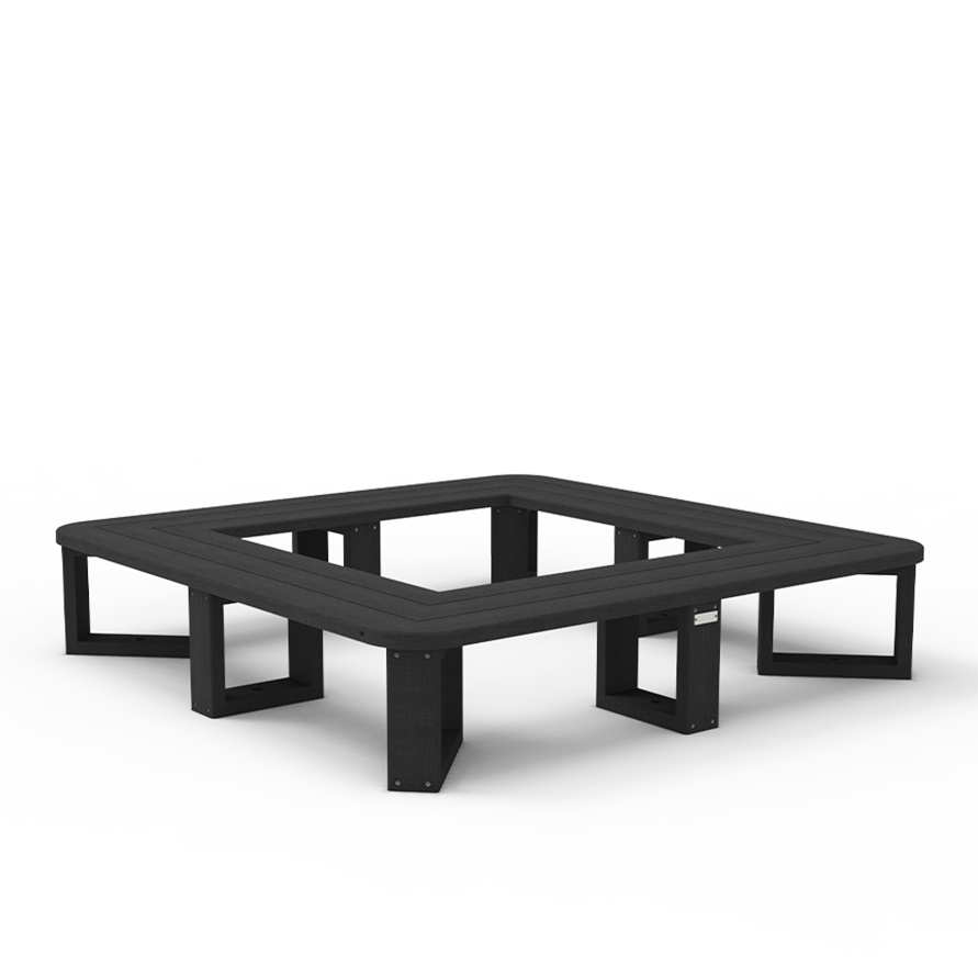 Banquette tour d'arbre Recre élémentaire - l. 187,8 cm - coloris standard - livré non déchargé