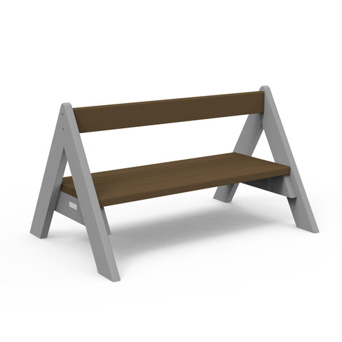 Banc Recre - Tipi - l. 128 cm - coloris standard - livré non déchargé