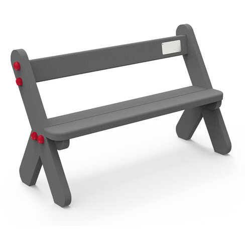 Banc élémentaire Ubicuity - ht. assise 38 cm livré non déchargé
