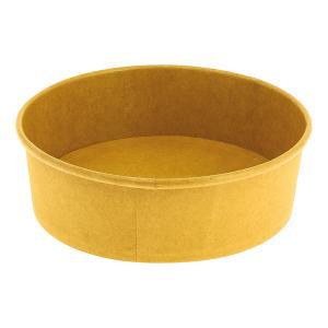 Saladier rond kraft brun 100 cl - lot de 300