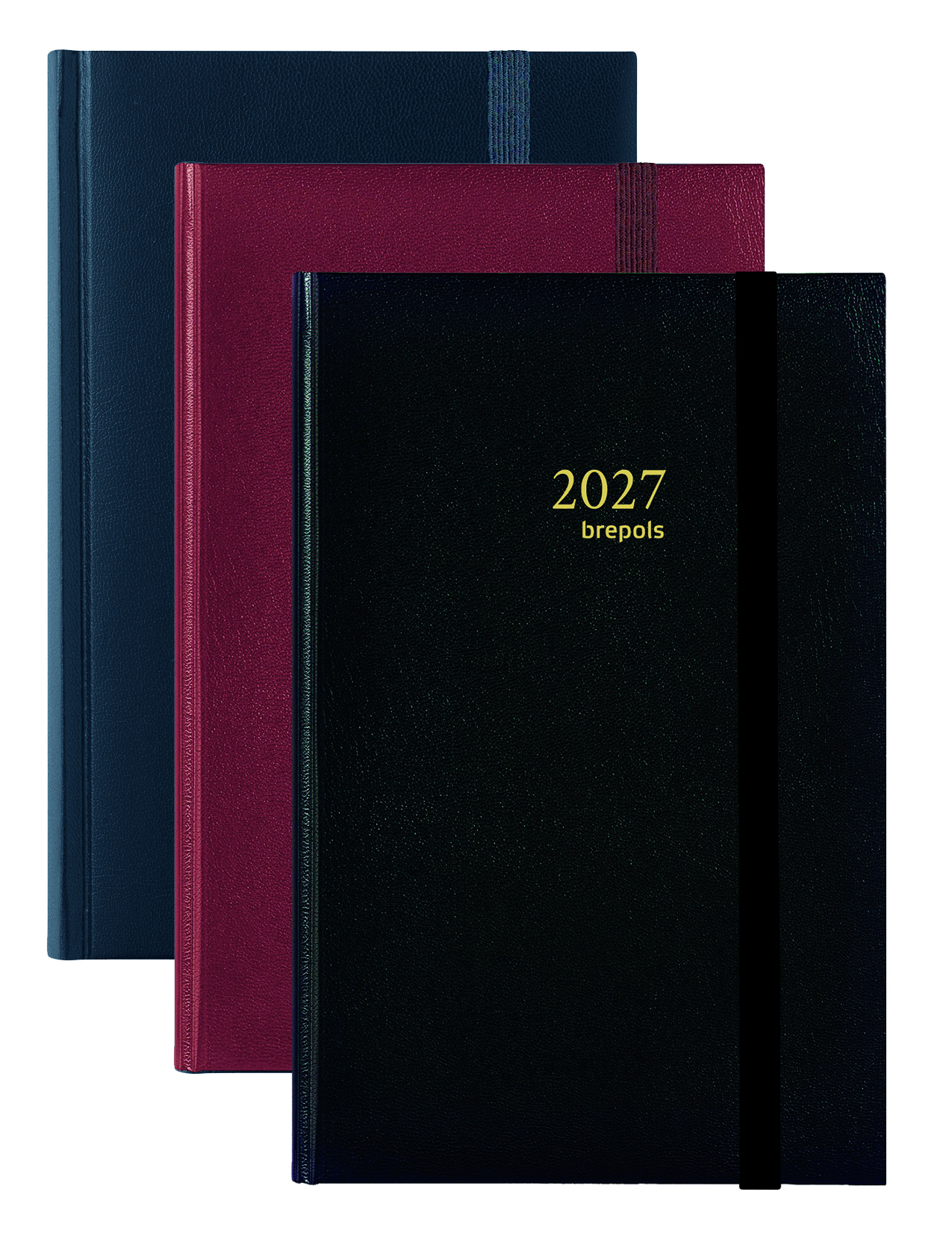 Agenda de poche broché - 1 jour par page - 9 x 15 cm - coloris aléatoire
