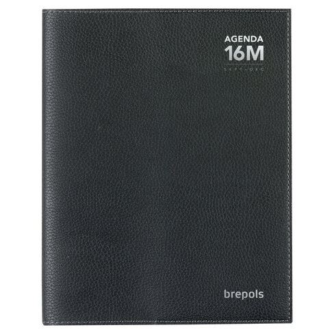 Agenda semainier Essenz - sept/sept - 14,8 x 21 cm - anthracite