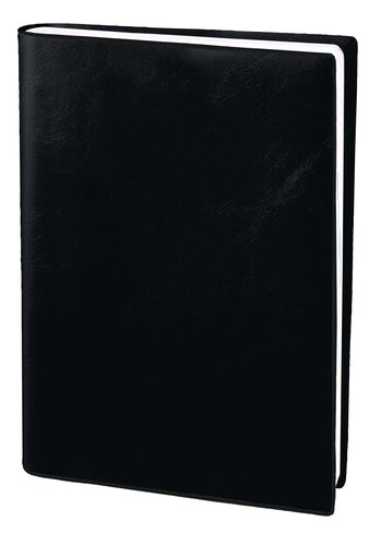 Agenda semainier Olympe - alphabétique - janv/déc - 16 x 24 cm - noir