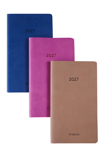 Agenda semainier Brepols Colora Interplan - 16 x 9 cm