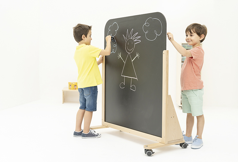 Flexiclass - tableau mobile noir recto verso