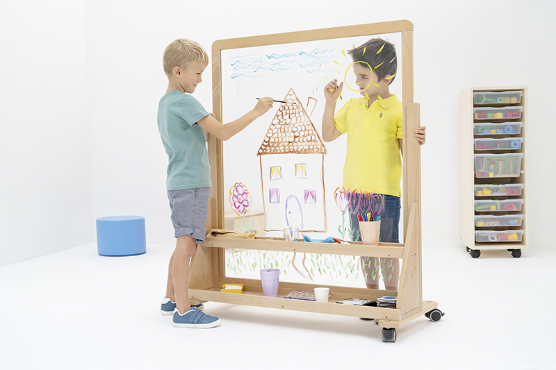 Flexiclass - tableau mobile transparent recto verso