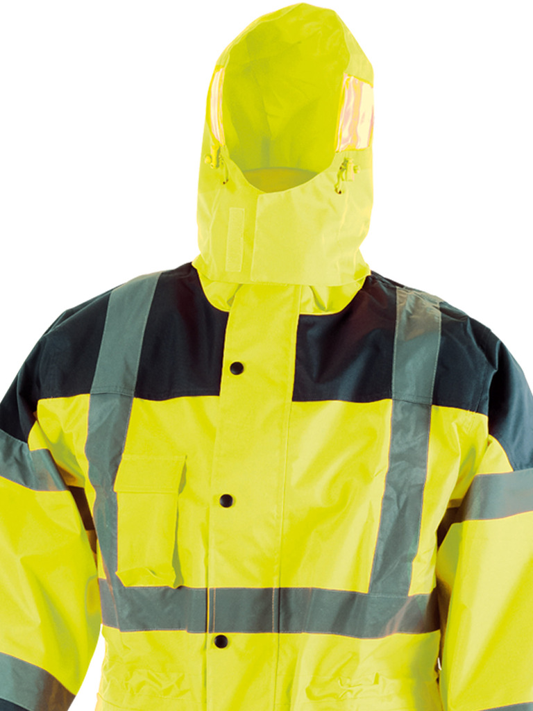 Ensemble de pluie VILA haute visibilité - Singer Freres - Jaune Fluo/Marine - taille L