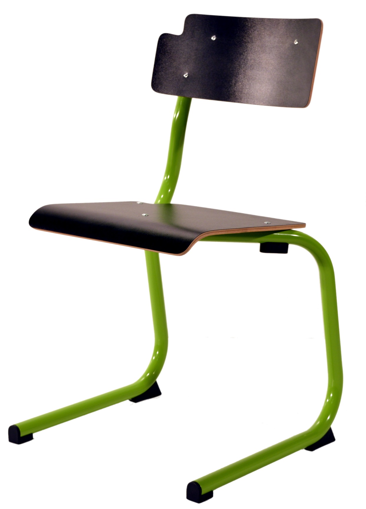 Chaise gamme 3.4.5 - T3 - en appui sur table - dossier et assise multiplis hêtre vernis teinté -