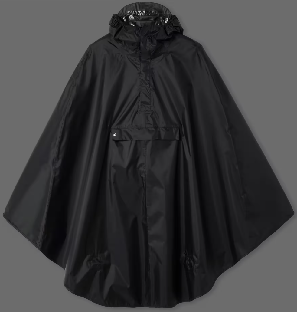 Poncho de pluie mixte - 100% PET – enduction 100% PU