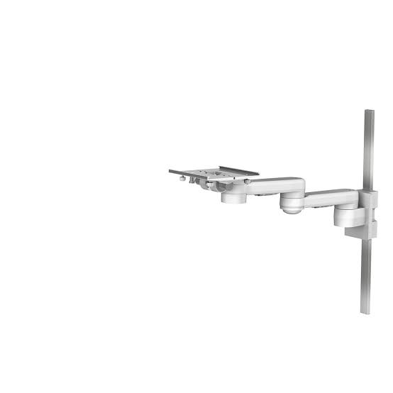 Support pour rail horizontal double articulation 20,3cm x 20,3 cm