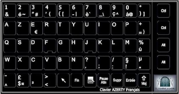 Clavier français pour CNS-6201