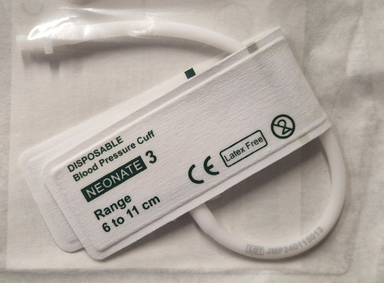 Brassard patient unique HP, Néonat, 1 tube, 6-11cm, lot de 25