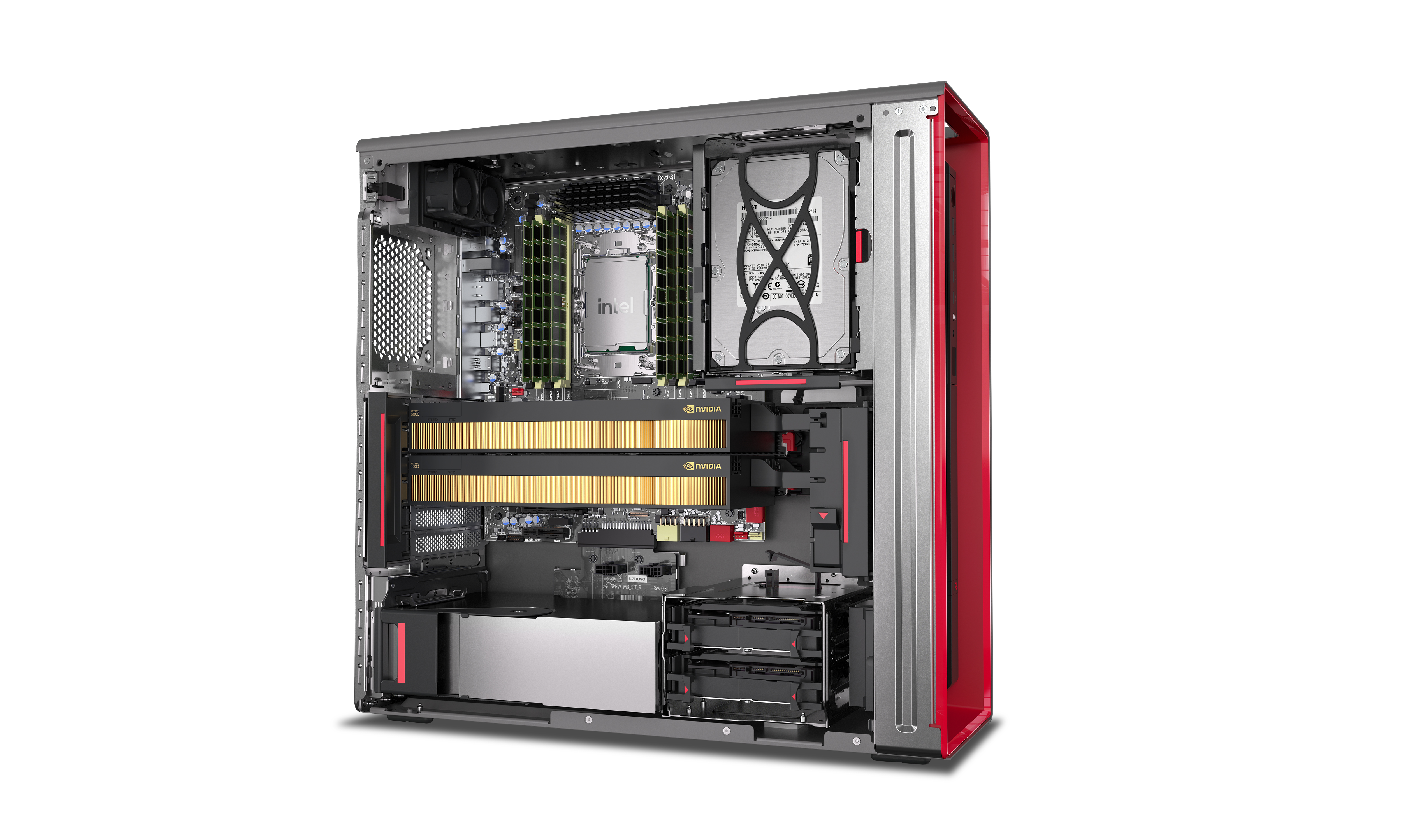 Station de travail Lenovo P5 Xeon W3-2423 -16 Go DDR5 - 512 Go SSD - Windows 11 Pro -