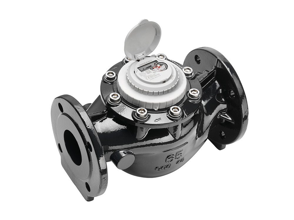 Compteur d'eau à hélice axiale Wesan WS - DN 50 - l.200mm - R63 - corps fonte cadran verre - Radio Izar RC868i G4 OMS