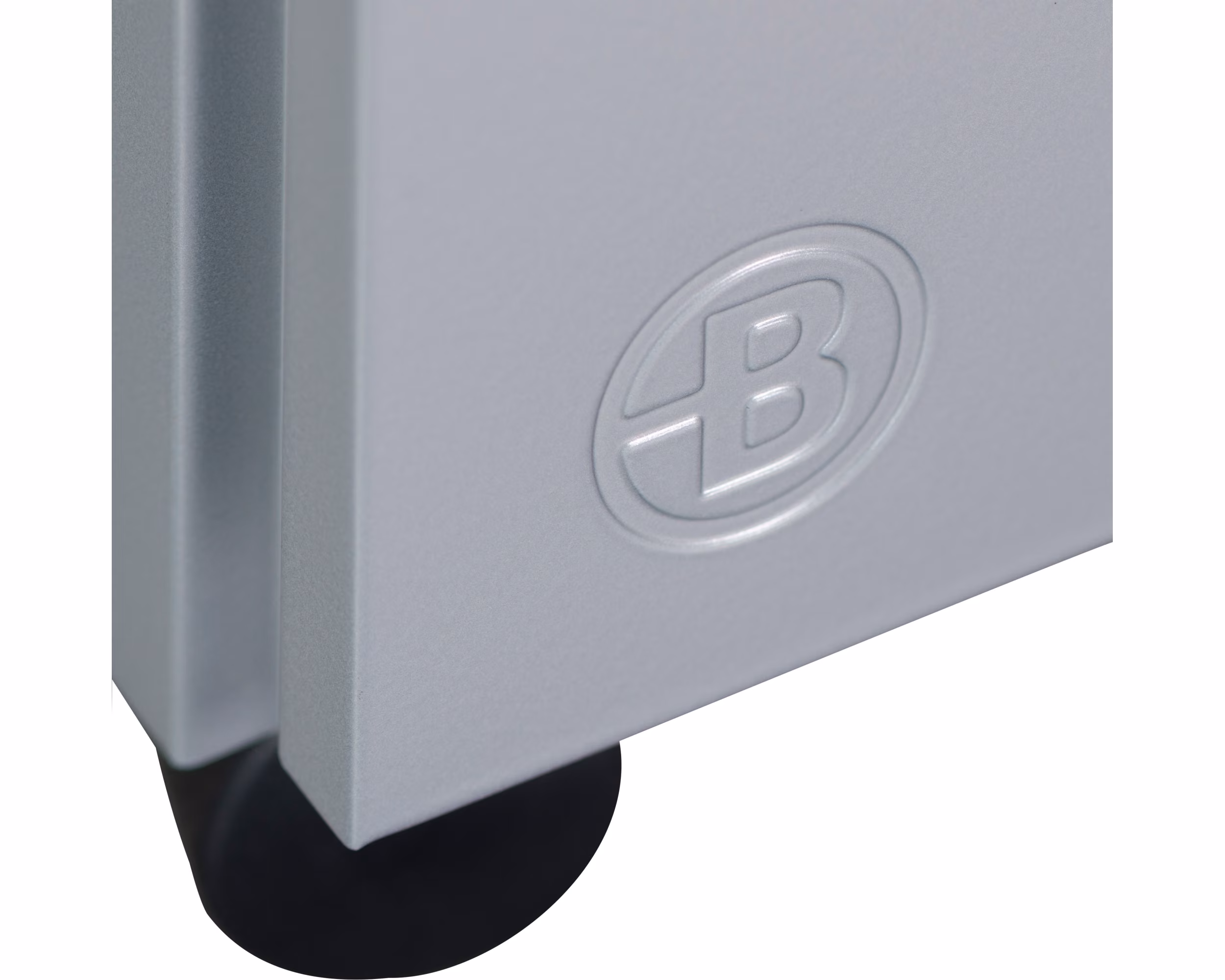 Caisson mobile métal Bruneau - 3 tiroirs plats - coloris gris aluminium