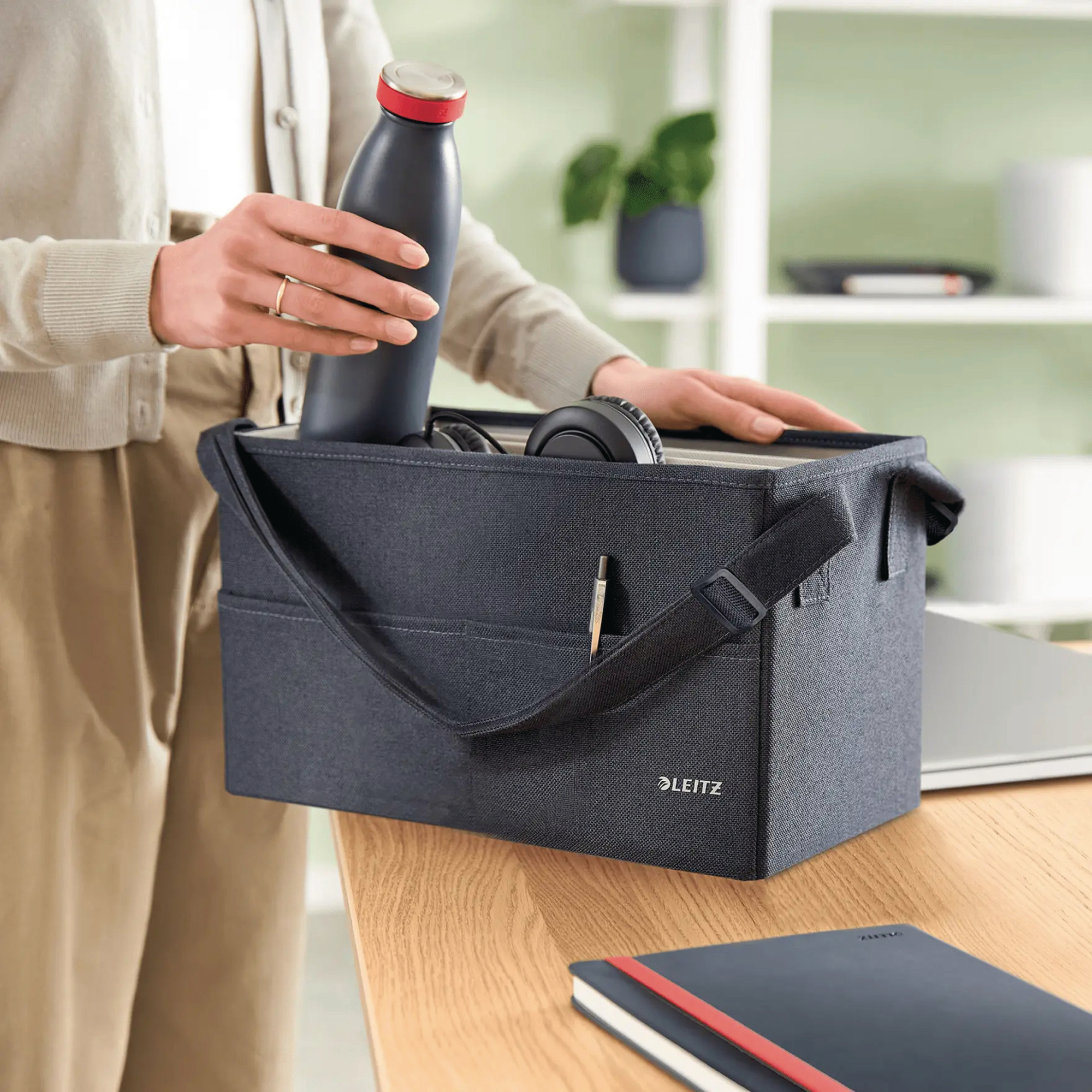 Organisateur de bureau mobile Leitz Compact - gris