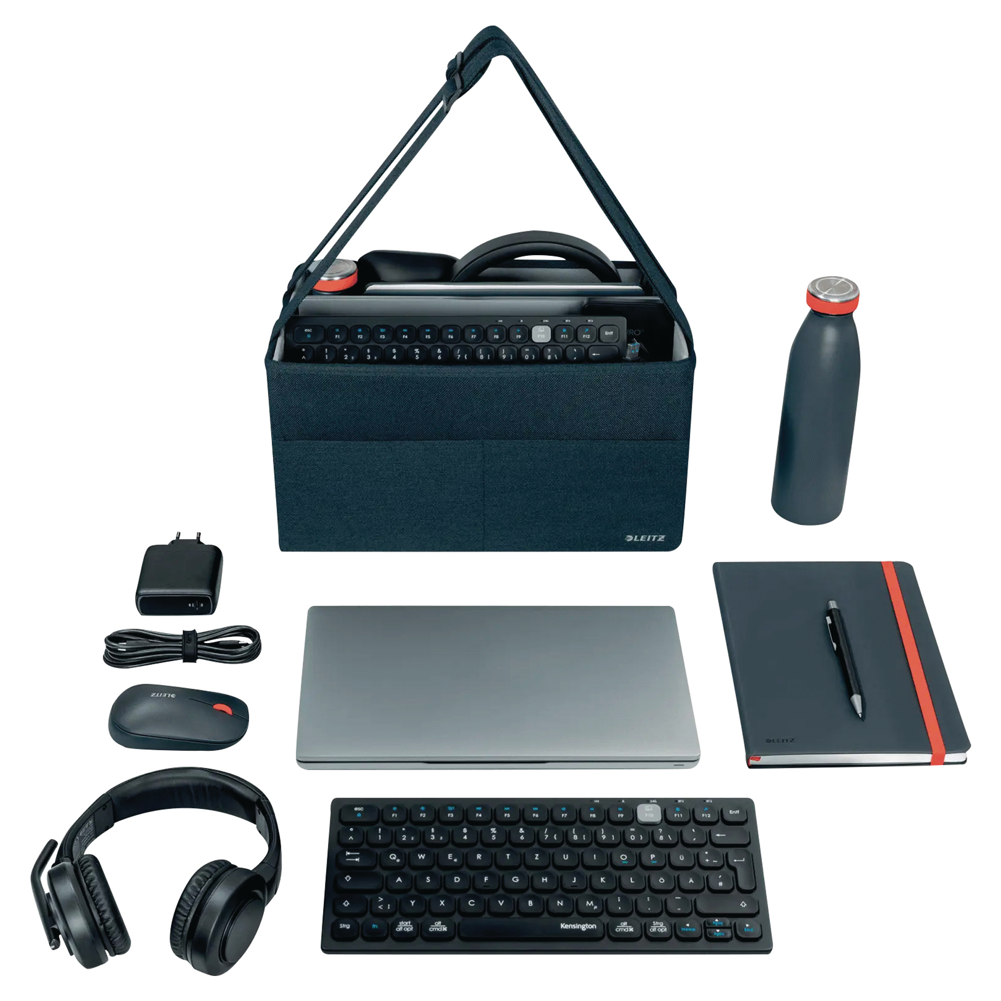 Organisateur de bureau mobile Leitz Compact - gris